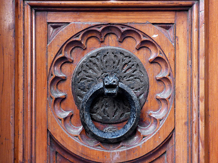 Passepartout, håndværk, Dragon, Bronze, træ, gamle, Portal