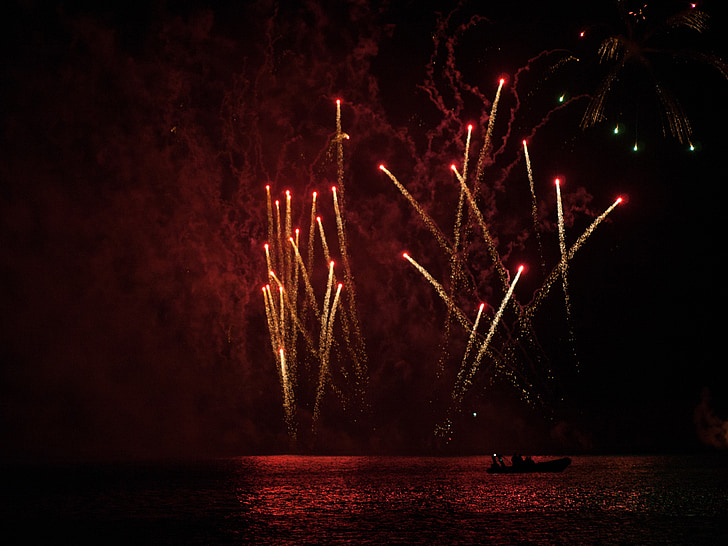 fyrverkerier, Valetta, Malta, Fireworks festival