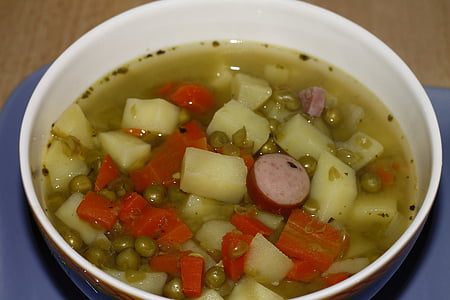 гороховый суп, суп, тушеное мясо, существенный, питание, корма, питание