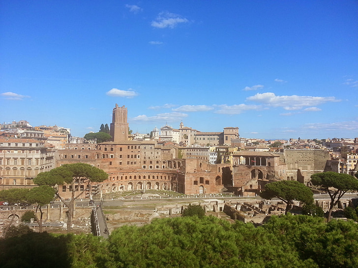 Rome, Italië, september in rome, oude, historische, stad