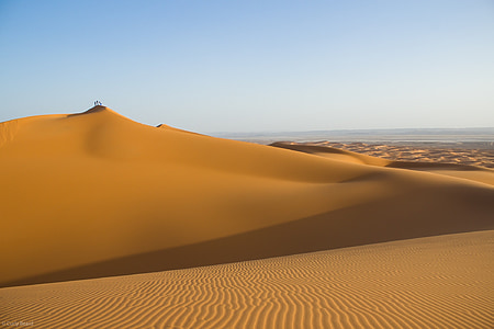 desert landscape, sand, dune, outdoor, desert, valley, hill