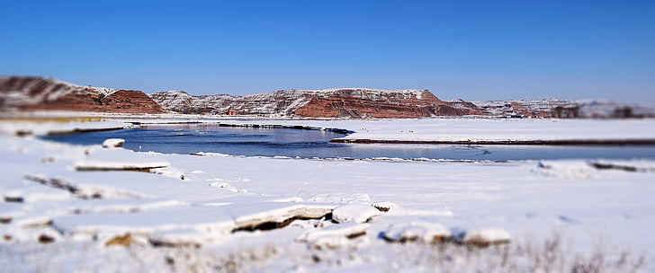 chlad, krajina, Hora, Příroda, venku, panoramatické, sníh