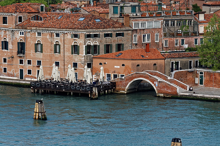 Venedig, Venezia, Italien, canale grande, vand, bygning, arkitektur