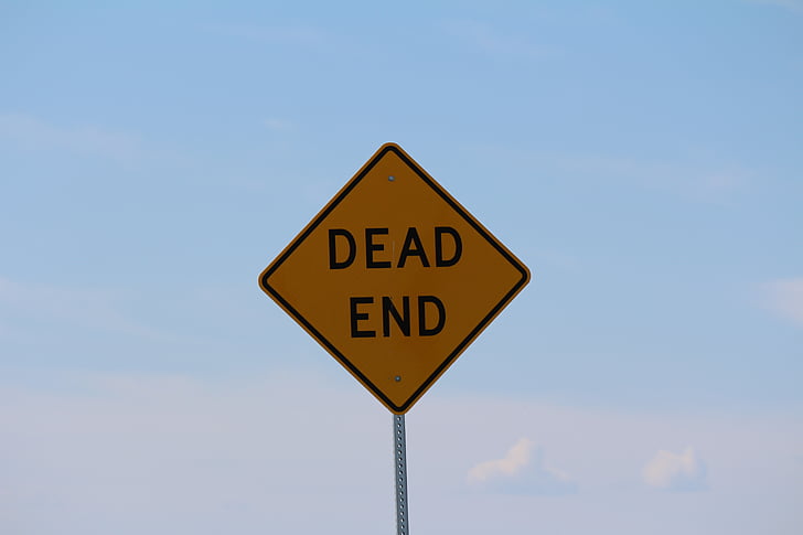 dead end, sign, symbol, social, banner, communication, icon