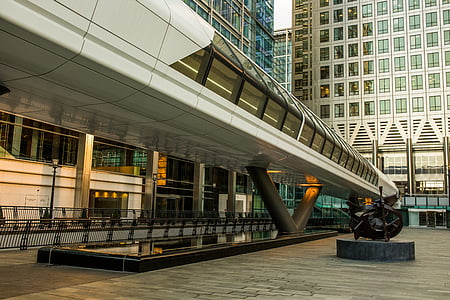 architecture, buildings, bussiness center, canary wharf, city, golden hour, london