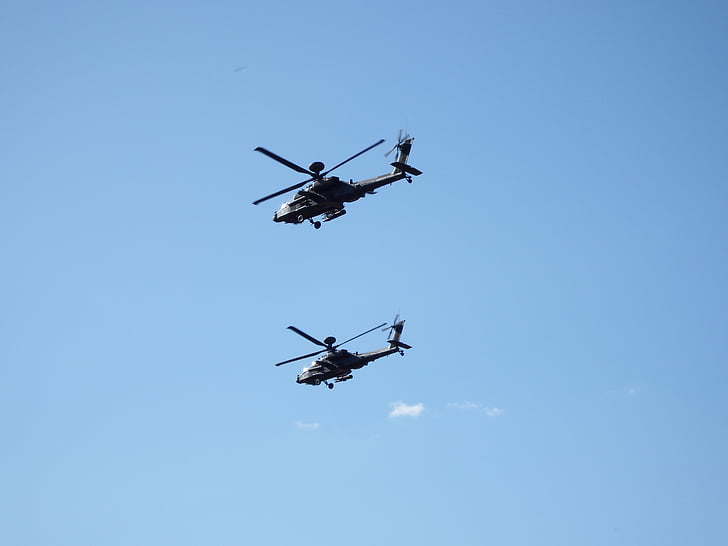 Apache, helikopter, vojaški, napad, helikopter, vojske