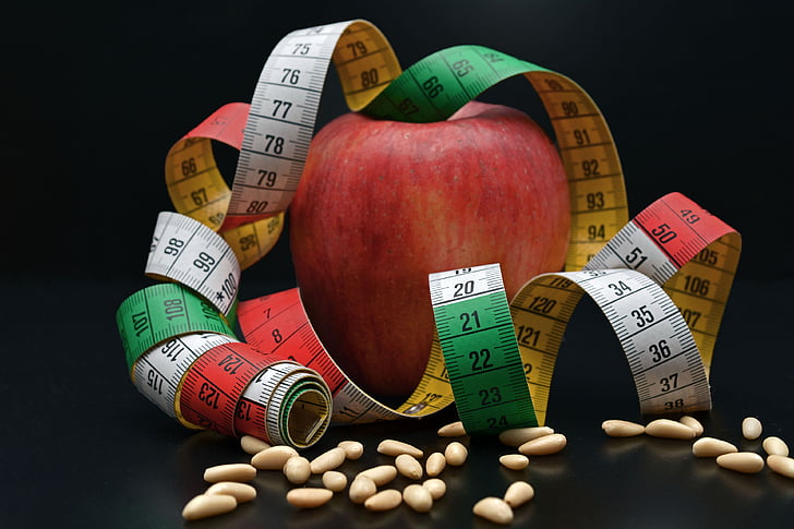Jablko, piniové oříšky, Odstranit, ovoce, strava, vyhlášení války, měření