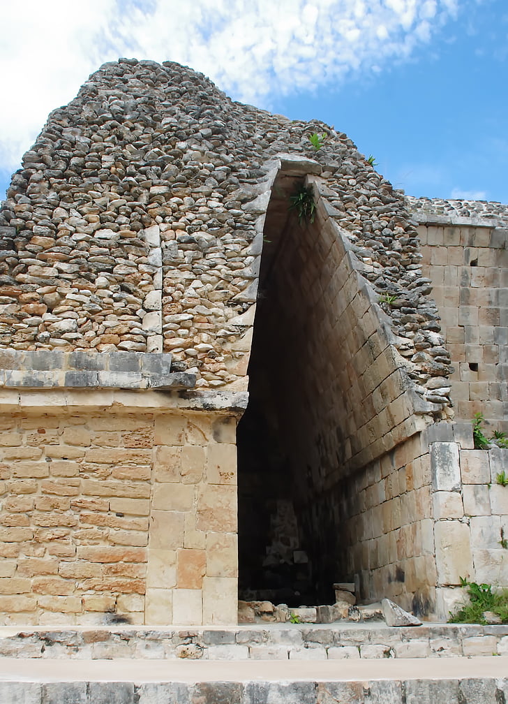 uxmal, Yucatan, Maya hvelv, Maya, arkitektur, ruin, Mexico