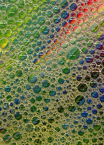 macro, bubbles, soap, liquid, water, reflections, patterns