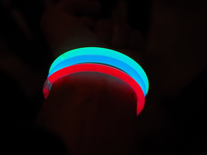 glow stick, colorful, light, color, lights, lighting, deco