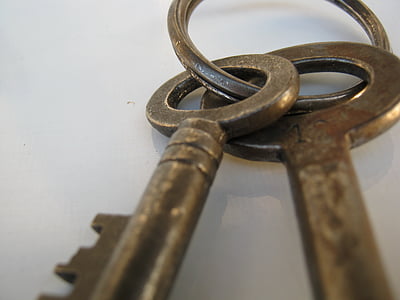 ključ, kovine, blizu, velike, orodje