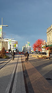 Christchurch, Nova Zelandija, mesto, jeseni, arhitektura, mestno življenje, na prostem
