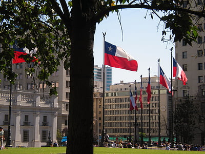 Čile, zemlja, Zastava