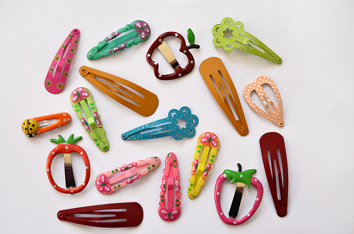 clips, hair clips, hair accessories, children's jewellery, kids hair accessories, colorful, many