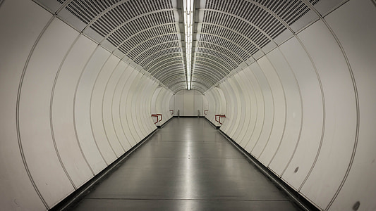 tunnel, subway, vienna, underground, urban, city, transport