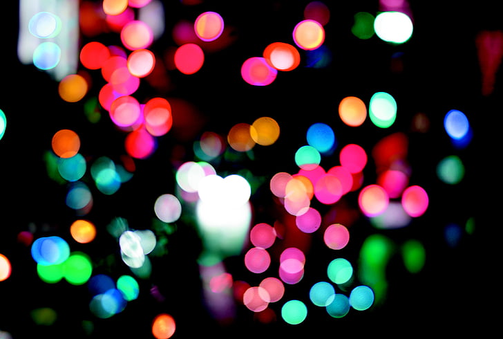 Weihnachten, Beleuchtung, Lampen, Farben, Nacht, Leuchte, Licht