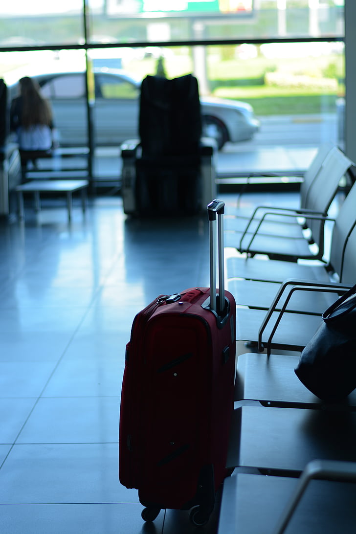 airport, travel, traveler, business, suitcase, departure, tour