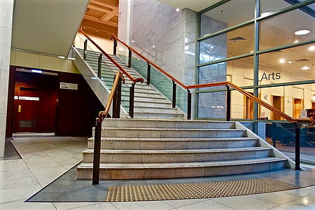 stairs, stairwell, stairway, interior, handrail, upstairs, staircase