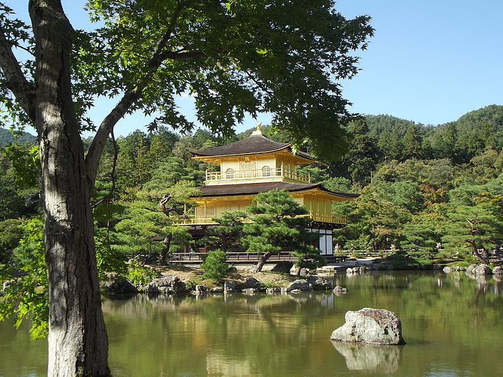 Kioto, šventykla., Zen, Japonija, Japonų, Azijos, Azija