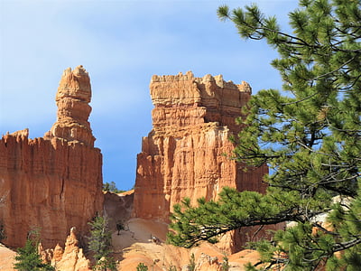 canó de Bryce, Utah, Nacional, Parc, paisatge, desert de, natura