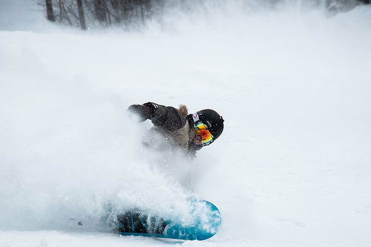 esquí de fondo, Glide, personas, hombre, chico, aventura, nieve