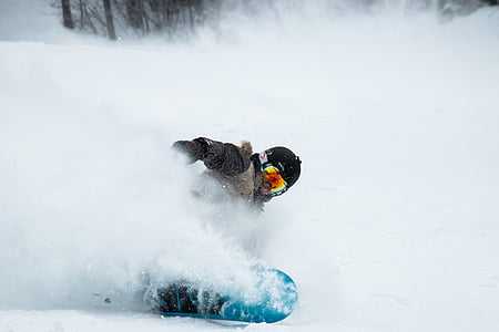 Skiën, Glide, mensen, man, Guy, avontuur, sneeuw