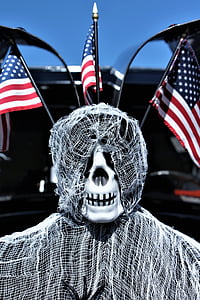 esqueleto, Halloween, decoración de Halloween, horror, de miedo, espeluznante, cráneo