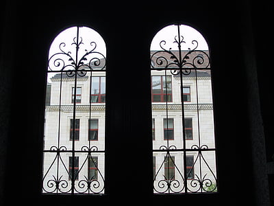 finestra, finestra rodona, arc