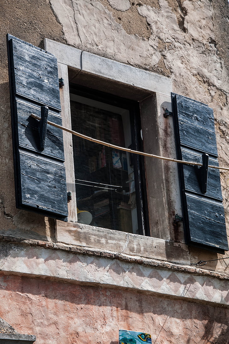ventana, Croacia, Istria, Borgo, visión
