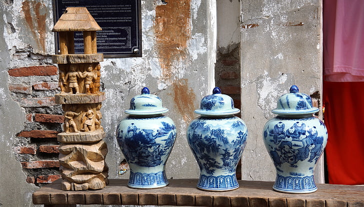 Porcelianas, stiklainius, Kinų, Vigan, Filipinai