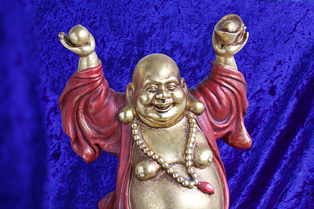 Buddha, nevetve, szobrászat, ábra, istenség, vagyon, Kitöltés