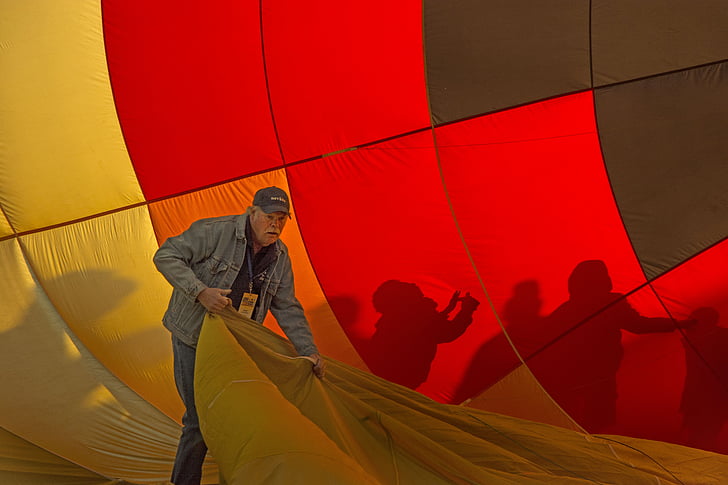 Reno, baloane, Festivalul, balon cu aer, foc, pregătirea, lovind