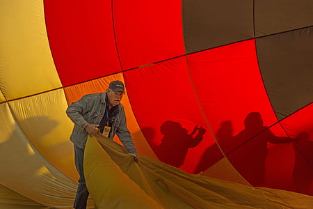 Reno, Balonlar, Festivali, hava balonu, Yangın, Hazırlık, isabet