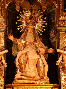 Heilige maria, Altar, Kirche, Gold, Licht, Christus, das Christentum