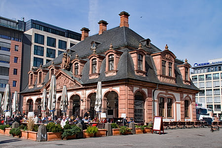 Frankfurt, Hesse, Germania, Hauptwache, Frankfurt am main Germania, puncte de interes, vechea clădire