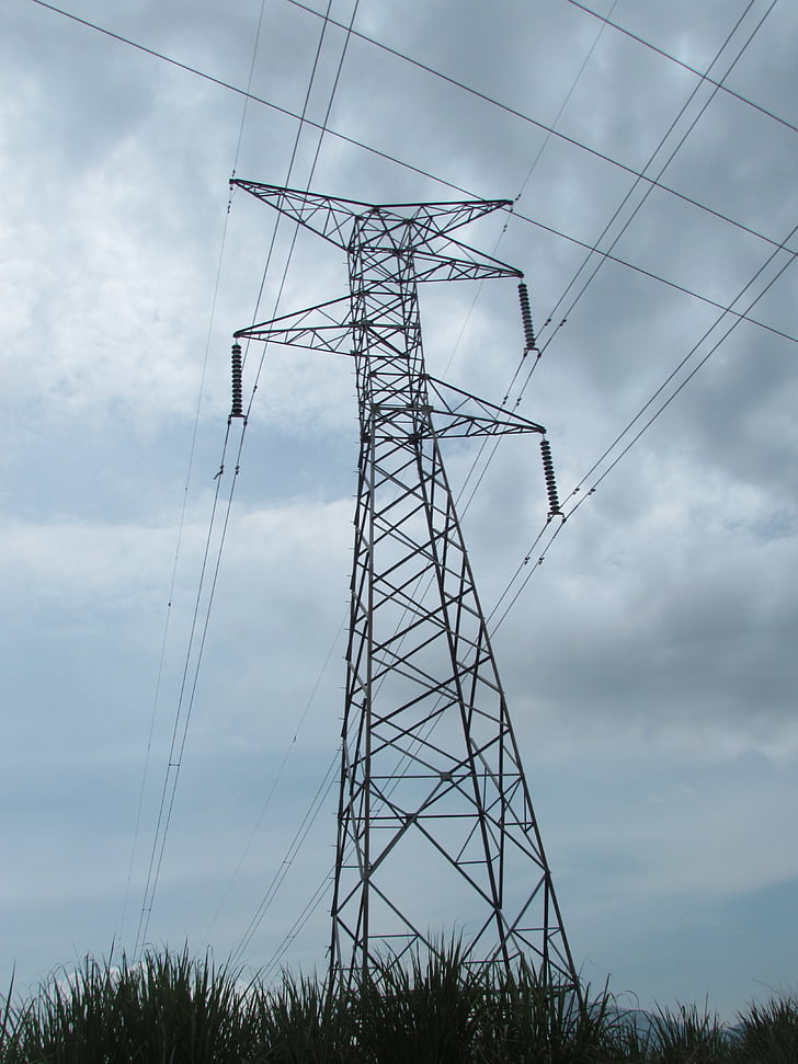 electricidad, Torre, Torre eléctrica, energía, eléctrica, HV, de la fuente