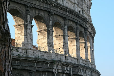 Italija, Roma, Koliziejus, senovinė architektūra, Architektūra, Romos, Garsios vietos