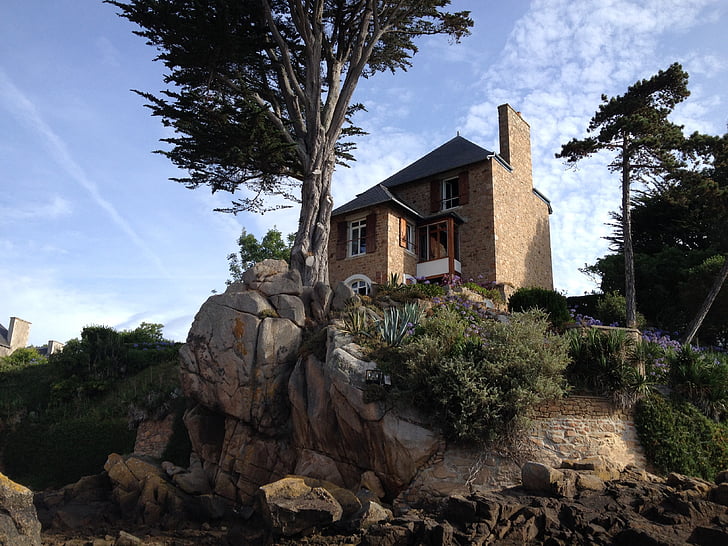 Ile-de-Bréhat, huset, Rock, arkitektur