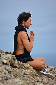 Meditacija, meditirati, človek, ljudje, menih, Zen, vere