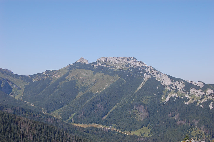 vuoret, ylhäältä, maisema, Tatra, alkuun, Puola, Mountain