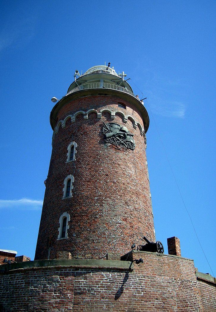 svetilnik, Kołobrzeg, Poljska, Baltskega morja