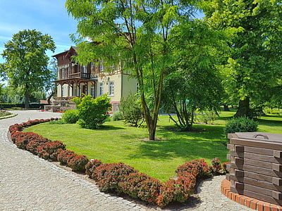 Manor house, jeziorki, Osieczna, suprastruktur, pertanian, Wielkopolska, arsitektur
