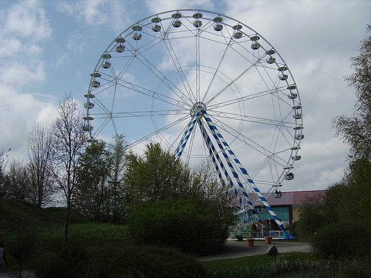 panoramsko kolo Wiener Riesenrad, Park, zabava, zabavno, rekreacijski park