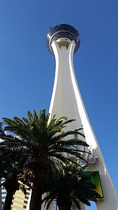 las vegas, Vegas, stratosferă, Turnul, celebru, cazinou, Palm