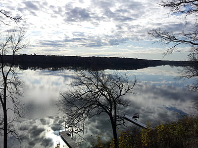 Minnesota, Lago azul, reflexão