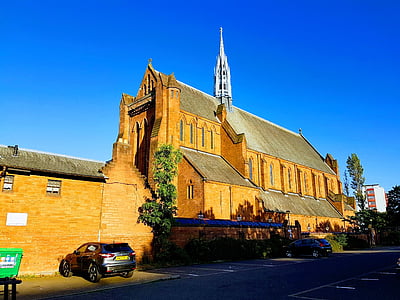 Glasgow, Barony hall, Strathclyde university, Strathclyde, Hall, kostol