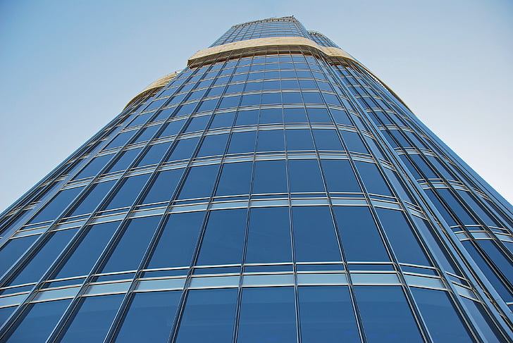 skyscraper, building, glass front, glass facade, modern architecture, office building, facade