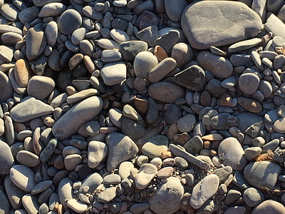 Sassi, paplūdimys, akmenėlių paplūdimys, akmenys