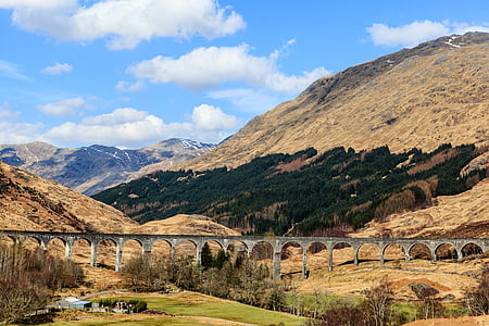 Escócia, Highland, Skyfall, Europa, história, arquitetura, Aqueduto