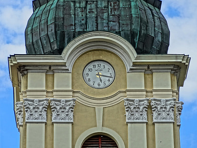 Bydgoszcz, Pyhän Nikolauksen, Tower, Steeple, Puola, barokki, kirkko